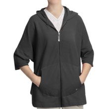 Gramicci Wakana Oversized Hoodie Sweater - French Terry (For Women) in Jet Black - Closeouts