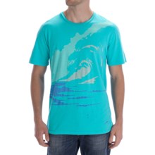 Gramicci Wall Of Sound T-Shirt - Organic Cotton (For Men) in Scuba Blue - Closeouts