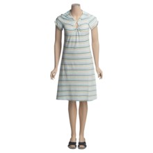 Gramicci Yoki Zuri Dress - Hemp-Organic Cotton, Short Sleeve (For Women) in Swimming Pool - Closeouts