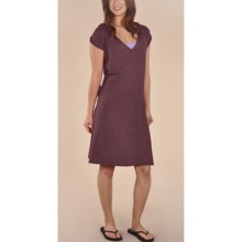 Gramicci Zuri Hoodie Dress - Hemp-Organic Cotton, Short Sleeve (For Women) in Huckle Berry - Closeouts