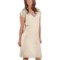 Gramicci Zuri Hoodie Dress - Hemp-Organic Cotton, Short Sleeve (For Women) in Star White