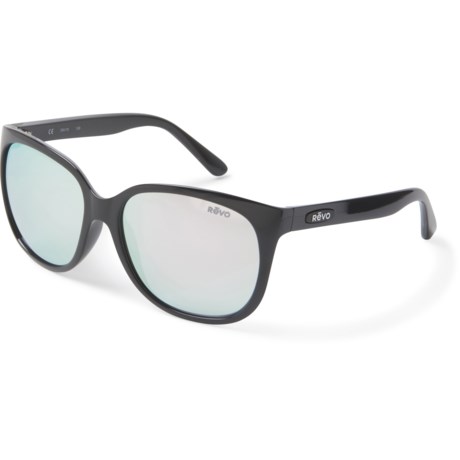 Revo Grand Classic Sunglasses - Polarized Mirror Lenses (For Women) - BLACK/STEALTH ( )