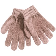 Grand Sierra Chenille Stretch Gloves (For Girls) in Natural - Closeouts