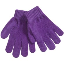Grand Sierra Chenille Stretch Gloves (For Girls) in Purple - Closeouts