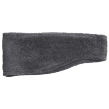 Grand Sierra Contoured Microfleece Headband - Double Layer (For Men) in Charcoal - Closeouts
