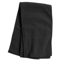 Grand Sierra Double Layer Supersoft Fleece Scarf (For Women) in Black - Closeouts