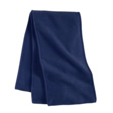 Grand Sierra Double Layer Supersoft Fleece Scarf (For Women) in Navy - Closeouts