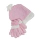Grand Sierra Sparkle Chenille Hat and Gloves Set (For Little Girls)