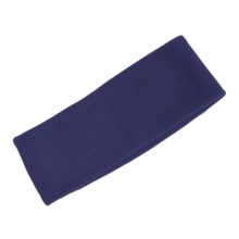 Grand Sierra Super Soft Fleece Headband - Double Layer (For Women) in Navy - Closeouts