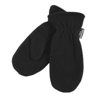 Grand Sierra Super Soft Fleece Mittens (For Women) in Black