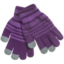 Grand Sierra Touchscreen Gloves (For Youth) in Purple/Light Purple - Closeouts
