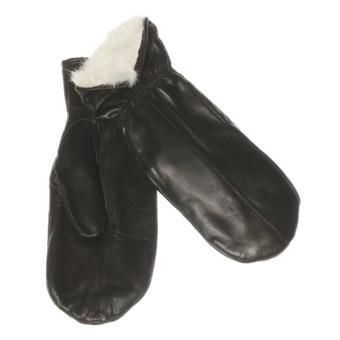 Grandoe Cire Bunny II Mittens - Sheepskin Lining (For Women) in Black