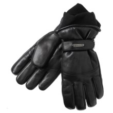 Grandoe Down Gloves - Leather, Insulated (For Women)  in Black - Closeouts