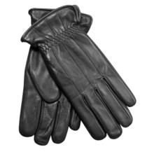 Grandoe Genius Calfskin Gloves - Insulated (For Men) in Black - Closeouts