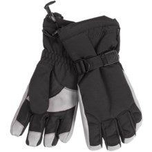 Grandoe Hybrid Gloves - Waterproof, Insulated (For Men) in Black/Stone - Closeouts