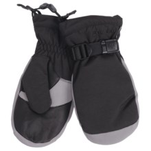 Grandoe Hybrid Mittens - Waterproof, Insulated (For Men) in Black/Stone - Closeouts