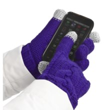 Grandoe Leto Gloves - Touch-Screen Compatible (For Women) in Indigo/Indigo - Closeouts