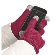 Grandoe Leto Gloves - Touch-Screen Compatible (For Women) in Magenta/Magenta - Closeouts