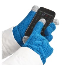 Grandoe Leto Gloves - Touch-Screen Compatible (For Women) in Sea Blue/Sea Blue - Closeouts