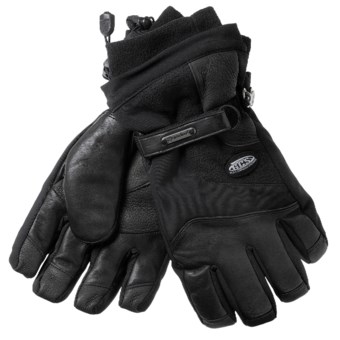 Grandoe New Hurricane Gloves - Waterproof, Insulated (For Men)  in Black