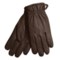 Mocha Pebble Grandoe Pebbled Leather Captain Gloves - Lined (For Men)