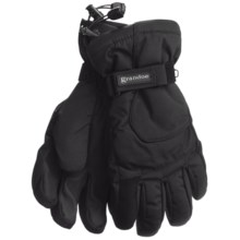 Grandoe Rattler Snow Sport Gloves - Waterproof, Insulated (For Men) in Black/Black - Closeouts