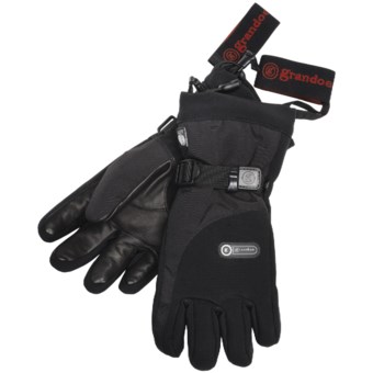Grandoe STP Sensor Touch Gloves - Waterproof, Insulated, Touch-Screen Compatible (For Men) in Black