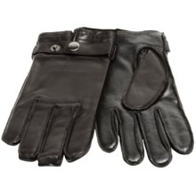 Grandoe Trump Sheepskin Gloves - Sensor Touch, Cashmere Lined (For Men) in Black - Closeouts