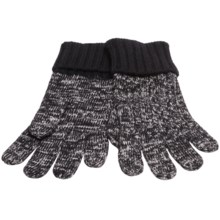 Grandoe Vulcan Lambswool Knit Gloves - Touch Screen (For Men) in Black - Closeouts