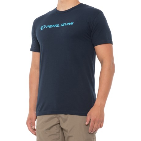 Pearl Izumi Graphic T-Shirt - Short Sleeve (For Men) - STATIC LOGO MIDNIGHT NAVY (XS )