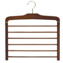 Great American Hanger Co. 6-Bar Trouser Hanger in Walnut - Closeouts