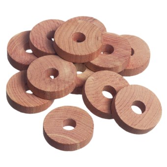 Great American Hanger Co. Cedar Closet Rings - Set of 12 in Cedar