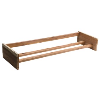 Great American Hanger Co. Cedar Shoe Rack - Stackable in Cedar