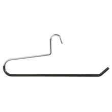 Great American Hanger Co. Heavy-Duty Hanger - Chrome with Vinyl Finish in Chrome/Black - Overstock