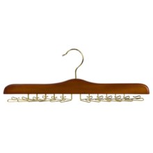 57%OFF ハンガー グレートアメリカンハンガー株式会社ネクタイハンガー - 24 - タイの容量、真鍮 Great American Hanger Co. Tie Hanger - 24-Tie Capacity Brass画像