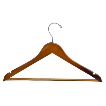 Great American Hanger Co. Wooden Suit Hangers - 25 Pack in Walnut