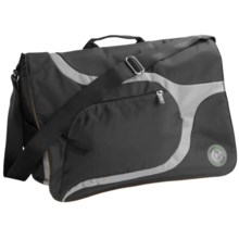 Greensmart Baringo Recycled Messenger Bag in Black - Closeouts