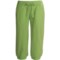 Greetings From Fleece Capris (For Women) in Green