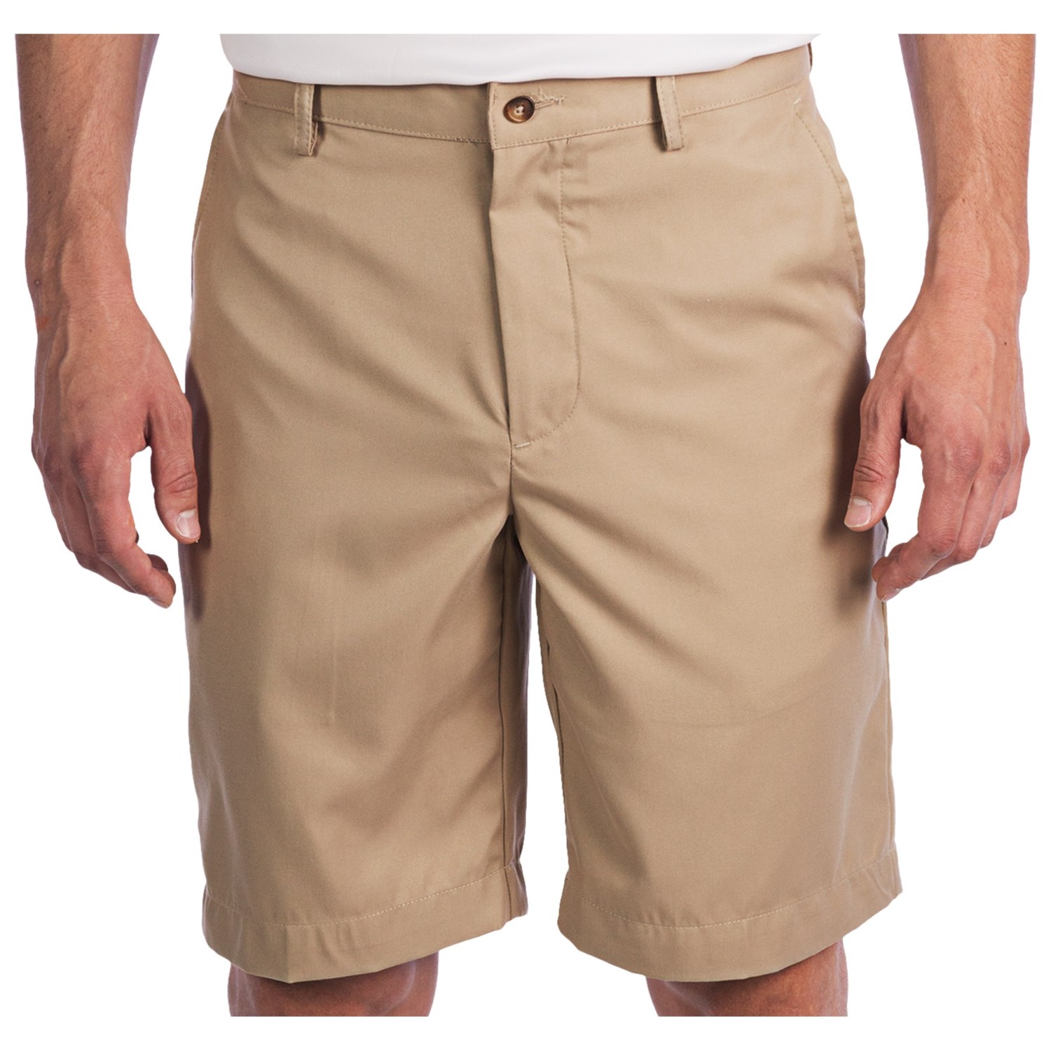 Greg Norman FlatFront Shorts (For Men) Save 53