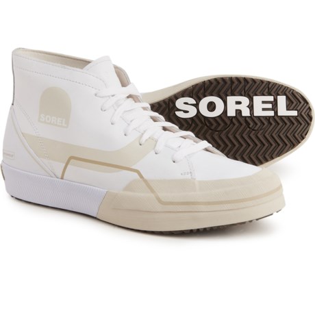 Sorel Grit Chukka Sneakers - Waterproof, Leather (For Men) - WHITE/WHITE (9 )