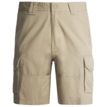 Grizzly Carter Cargo Shorts - Cotton Twill (For Men) in Safari - Closeouts