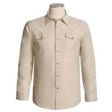 Grizzly Maverick Shirt - Cotton Chamois, Long Sleeve (For Men) in Oat - Closeouts