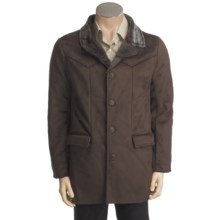 Grizzly Parker Coat - Ultrasuede, Faux-Fur Interior (For Men) in Java - Closeouts