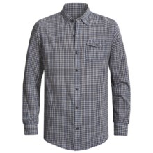 Grizzly Trent Gingham Plaid Shirt - Brushed Cotton, Long Sleeve (For Men) in Slate - Closeouts