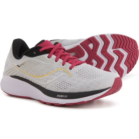 Saucony Guide 14 Running Shoes (For Women) - ALLOY/CHERRY (7 )