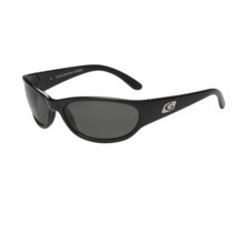 Guideline Bimini Sunglasses - Polarized, Glass Lenses in Shiny Black/Deepwater Grey - Closeouts