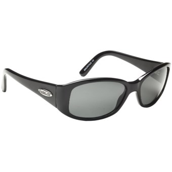 Guideline Marysol Sunglasses - Polarized (For Women) in Shiny Black/Deepwater Grey
