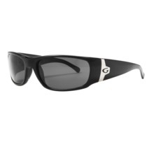 Guideline Rio Sunglasses - Polarized Glass Lenses in Shiny Black/Deepwater Grey - Closeouts