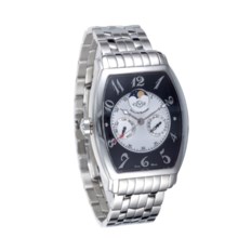 Gv2 by Gevril Limited Edition Tonneau Moon Watch (For Men) in Black/Silver - Closeouts