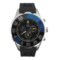 GV2 by Gevril Parachute Chronograph Watch - Rubber Strap in Black/Blue/Black